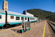 Bahnhof Bozen: Mobile Einstiegshilfe